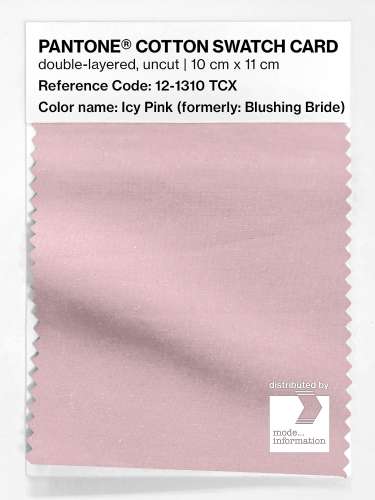Product image of the product “PANTONE® COTTON SWATCH CARD 12-1310 TCX Blushing Bride ”