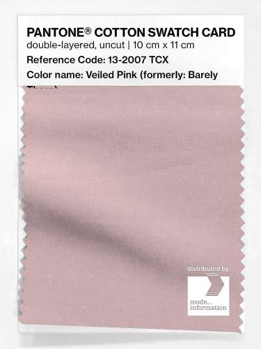 Product image of the product “PANTONE® COTTON SWATCH CARD 13-2007 TCX Barely There ”