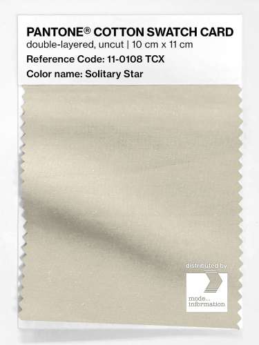 Artikelbild des Artikels “PANTONE® COTTON SWATCH CARD 11-0108 TCX Solitary Star “