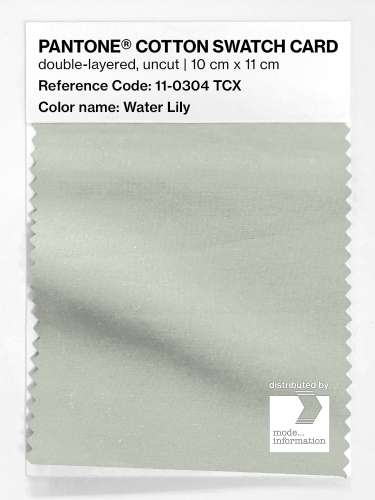 Product image of the product “PANTONE® COTTON SWATCH CARD 11-0304 TCX Water Lily ”