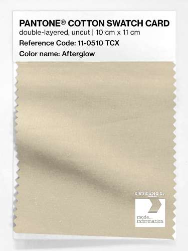Product image of the product “PANTONE® COTTON SWATCH CARD 11-0510 TCX Afterglow ”