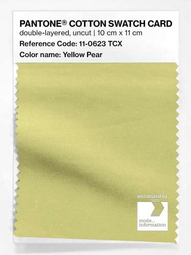 Artikelbild des Artikels “PANTONE® COTTON SWATCH CARD 11-0623 TCX Yellow Pear “