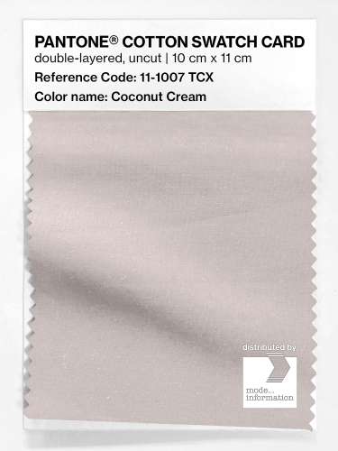 Artikelbild des Artikels “PANTONE® COTTON SWATCH CARD 11-1007 TCX Coconut Cream “