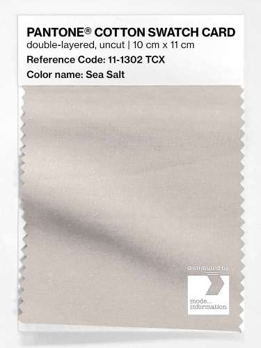 PANTONE® COTTON SWATCH CARD 11-1302 TCX Sea Salt