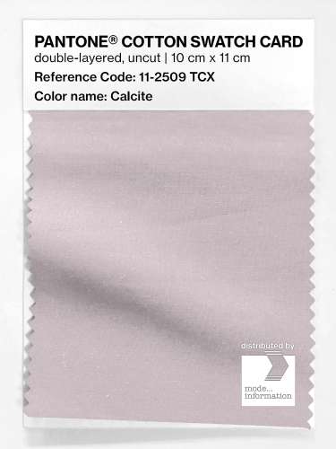 PANTONE® COTTON SWATCH CARD 11-2509 TCX Calcite