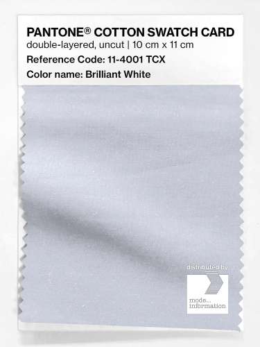 Artikelbild des Artikels “PANTONE® COTTON SWATCH CARD 11-4001 TCX Brilliant White “