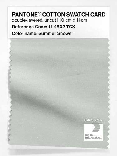 Product image of the product “PANTONE® COTTON SWATCH CARD 11-4802 TCX Summer Shower ”