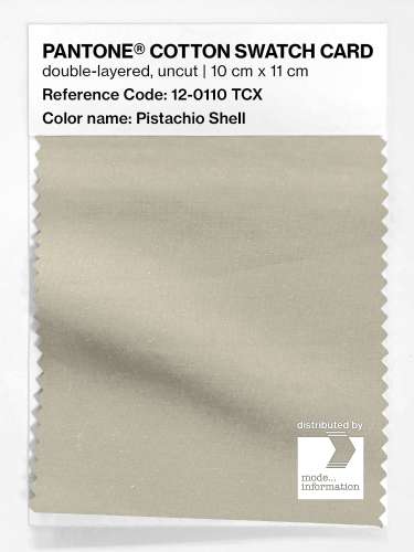 Artikelbild des Artikels “PANTONE® COTTON SWATCH CARD 12-0110 TCX Pistachio Shell “