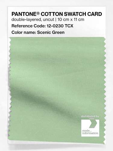 Artikelbild des Artikels “PANTONE® COTTON SWATCH CARD 12-0230 TCX Scenic Green “