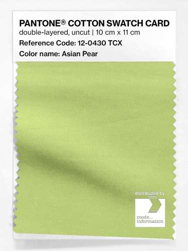 Artikelbild des Artikels “PANTONE® COTTON SWATCH CARD 12-0430 TCX Asian Pear “