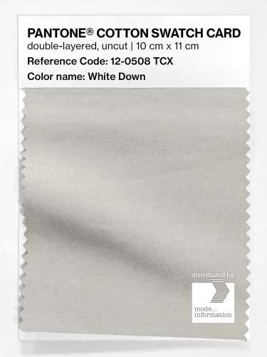 Artikelbild des Artikels “PANTONE® COTTON SWATCH CARD 12-0508 TCX White Down “