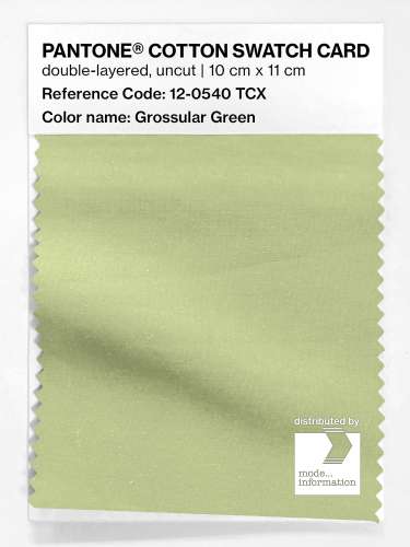 Artikelbild des Artikels “PANTONE® COTTON SWATCH CARD 12-0540 TCX Grossular Green “