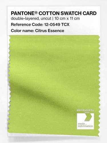 Artikelbild des Artikels “PANTONE® COTTON SWATCH CARD 12-0549 TCX Citrus Essence “