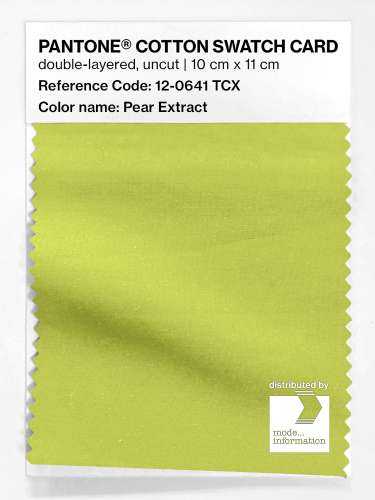Artikelbild des Artikels “PANTONE® COTTON SWATCH CARD 12-0641 TCX Pear Extract “