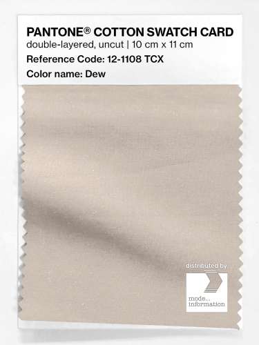 PANTONE® COTTON SWATCH CARD 12-1108 TCX Dew