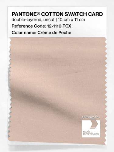 Artikelbild des Artikels “PANTONE® COTTON SWATCH CARD 12-1110 TCX Crème de Pêche “