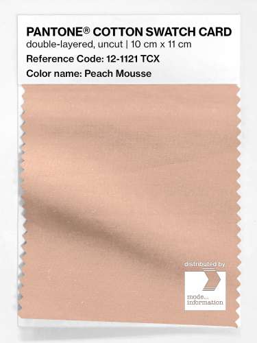 Artikelbild des Artikels “PANTONE® COTTON SWATCH CARD 12-1121 TCX Peach Mousse “