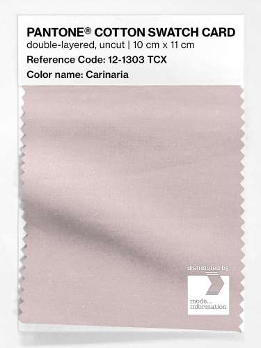 Product image of the product “PANTONE® COTTON SWATCH CARD 12-1303 TCX Carinaria ”