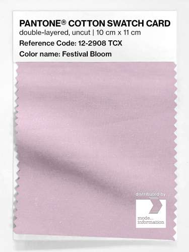 Artikelbild des Artikels “PANTONE® COTTON SWATCH CARD 12-2908 TCX Festival Bloom “