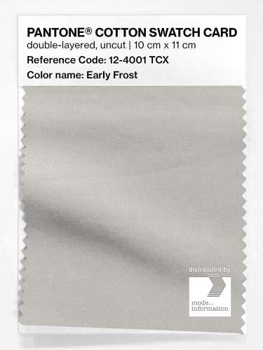Artikelbild des Artikels “PANTONE® COTTON SWATCH CARD 12-4001 TCX Early Frost “