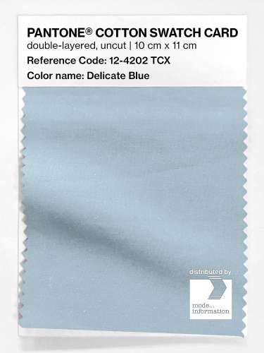 Artikelbild des Artikels “PANTONE® COTTON SWATCH CARD 12-4202 TCX Delicate Blue “