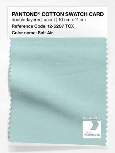 Artikelbild des Artikels “PANTONE® COTTON SWATCH CARD 12-5207 TCX Salt Air “