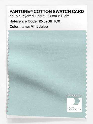 Artikelbild des Artikels “PANTONE® COTTON SWATCH CARD 12-5208 TCX Mint Julep “