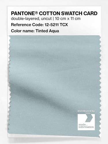 Artikelbild des Artikels “PANTONE® COTTON SWATCH CARD 12-5211 TCX Tinted Aqua “