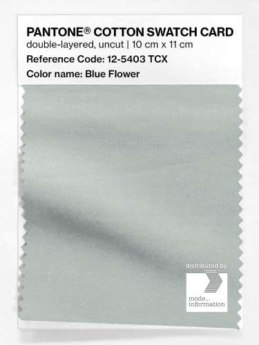PANTONE® COTTON SWATCH CARD 12-5403 TCX Blue Flower