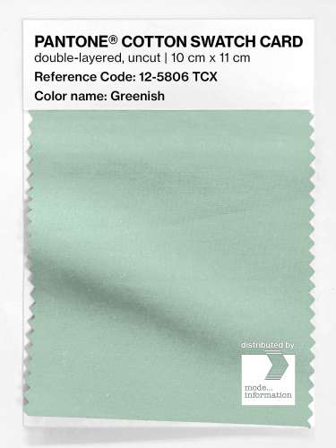 Artikelbild des Artikels “PANTONE® COTTON SWATCH CARD 12-5806 TCX Greenish “