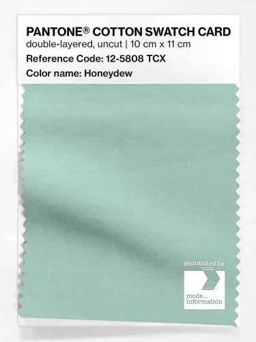 Product image of the product “PANTONE® COTTON SWATCH CARD 12-5808 TCX Honeydew ”