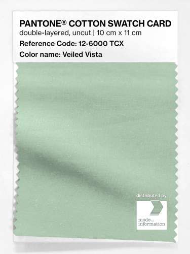 Artikelbild des Artikels “PANTONE® COTTON SWATCH CARD 12-6000 TCX Veiled Vista “
