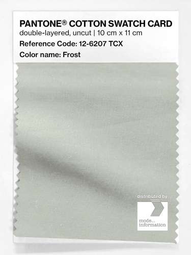 Product image of the product “PANTONE® COTTON SWATCH CARD 12-6207 TCX Frost ”