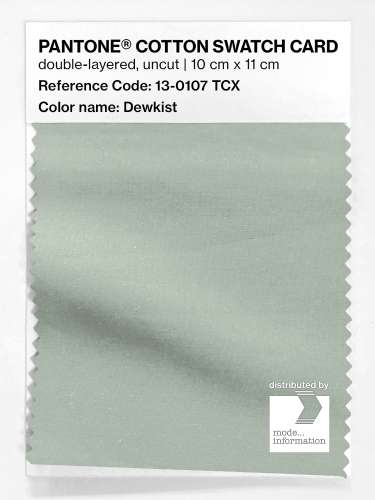 Product image of the product “PANTONE® COTTON SWATCH CARD 13-0107 TCX Dewkist ”
