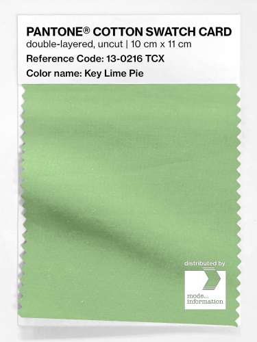 Artikelbild des Artikels “PANTONE® COTTON SWATCH CARD 13-0216 TCX Key Lime Pie “