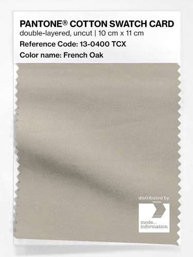 Artikelbild des Artikels “PANTONE® COTTON SWATCH CARD 13-0400 TCX French Oak “