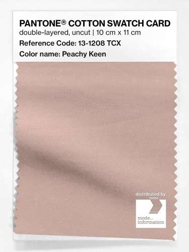 Artikelbild des Artikels “PANTONE® COTTON SWATCH CARD 13-1208 TCX Peachy Keen “