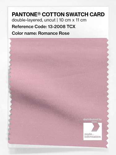 Artikelbild des Artikels “PANTONE® COTTON SWATCH CARD 13-2008 TCX Romance Rose “