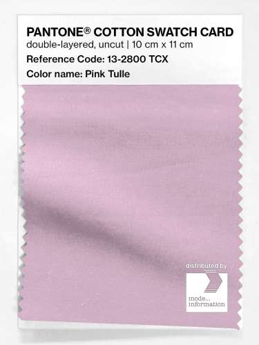 Artikelbild des Artikels “PANTONE® COTTON SWATCH CARD 13-2800 TCX Pink Tulle “