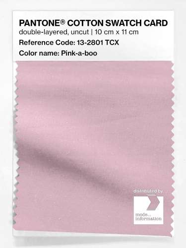 Artikelbild des Artikels “PANTONE® COTTON SWATCH CARD 13-2801 TCX Pink-a-boo “