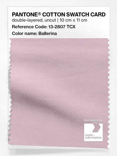 Artikelbild des Artikels “PANTONE® COTTON SWATCH CARD 13-2807 TCX Ballerina “