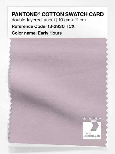 Artikelbild des Artikels “PANTONE® COTTON SWATCH CARD 13-2930 TCX Early Hours “