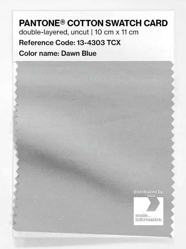 PANTONE® COTTON SWATCH CARD 13-4303 TCX Dawn Blue