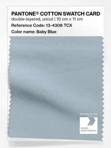 Product image of the product “PANTONE® COTTON SWATCH CARD 13-4308 TCX Baby Blue ”