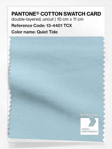 Artikelbild des Artikels “PANTONE® COTTON SWATCH CARD 13-4401 TCX Quiet Tide “