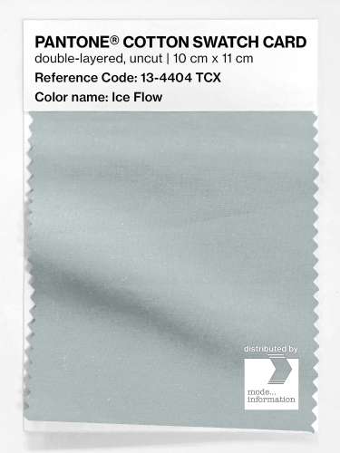 PANTONE® COTTON SWATCH CARD 13-4404 TCX Ice Flow