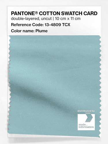 PANTONE® COTTON SWATCH CARD 13-4809 TCX Plume