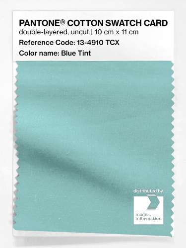 PANTONE® COTTON SWATCH CARD 13-4910 TCX Blue Tint