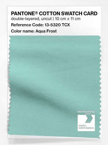 Artikelbild des Artikels “PANTONE® COTTON SWATCH CARD 13-5320 TCX Aqua Frost “