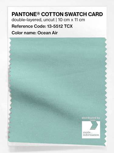 Artikelbild des Artikels “PANTONE® COTTON SWATCH CARD 13-5512 TCX Ocean Air “